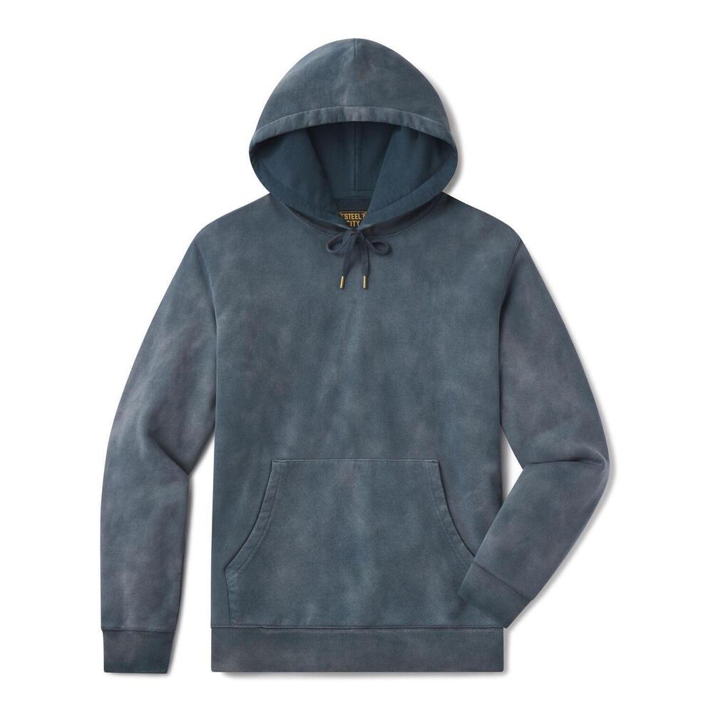 NEW STEEL CITY men's destroyer pullover hoodie in navy